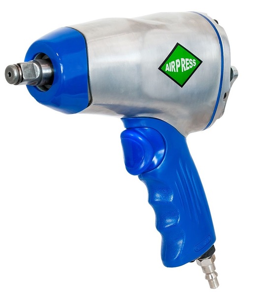 Airpress 45464 Pneumatische Slagmoersleutelset In Koffer - 610Nm - 1/2