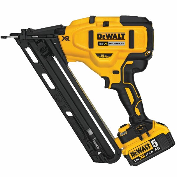 DeWALT DCN650P2-QW 18V Li-ion XR Accu Afwerktacker (2x 5.0Ah) In TSTAK - Detailed view of the product