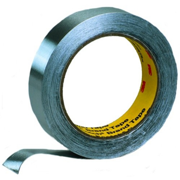 3M 1436F Aluminium Tape Zilver - 50 Mm X 50 M
