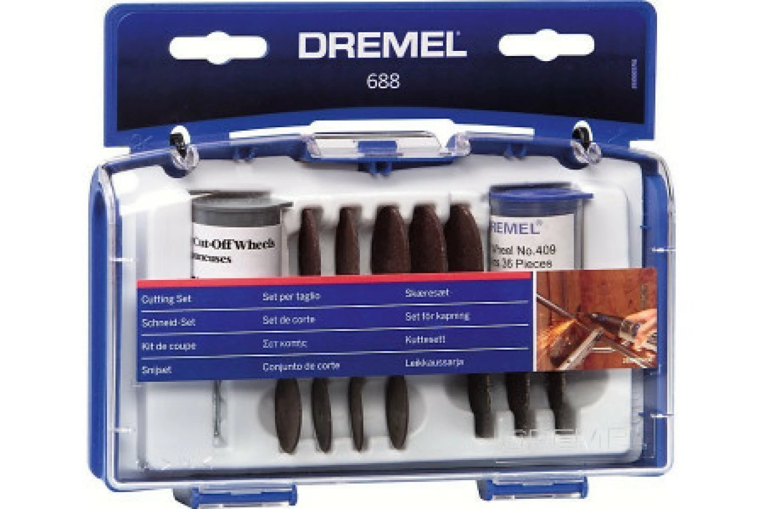 Dremel 688JA 69-Delige Accessoires Snijset In Opbergkoffer