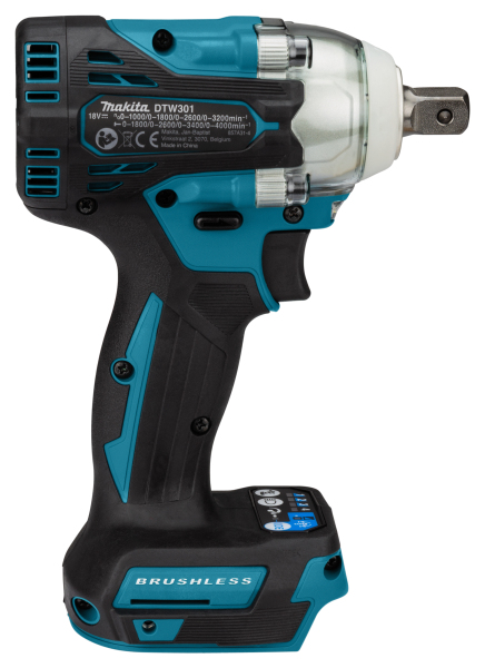 Makita DTW301RTJ 18V Li-ion Accu Slagmoersleutel Set (2x 5.0Ah Accu) In Mbox - Borgpen - 330Nm - 1/2" - Detailed view of the product
