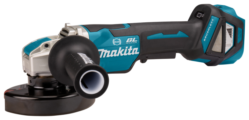 Makita DGA519ZJ 18V Li-Ion Accu Haakse Slijper Body In Mbox - X-Lock - 125mm - Koolborstelloos - Detailed view of the product