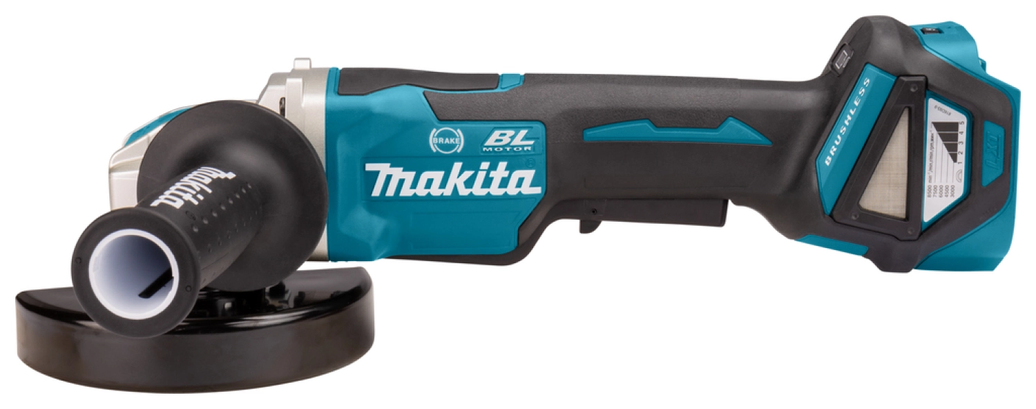 Makita DGA519ZJ 18V Li-Ion Accu Haakse Slijper Body In Mbox - X-Lock - 125mm - Koolborstelloos thumbnail 3