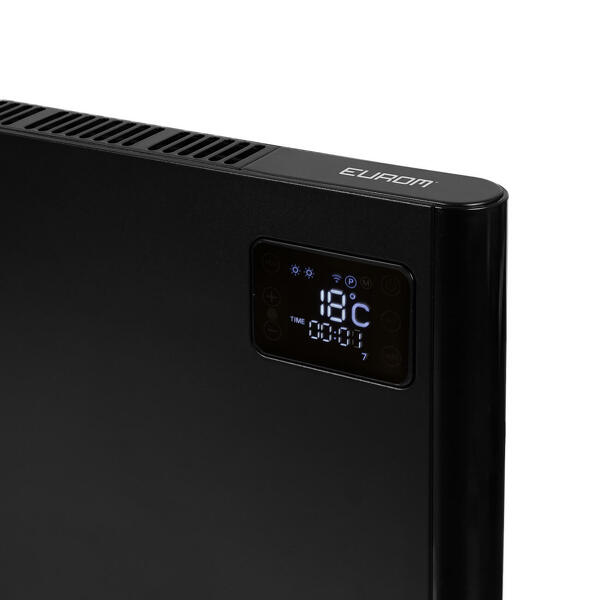 EUROM Alutherm 2000 Wifi Black Convectorkachel - 2000W - 80m3 - Detailed view of the product