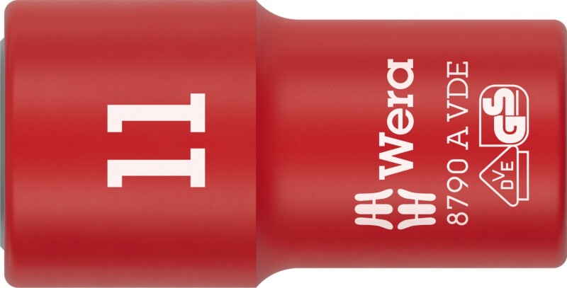 Wera 05005930001 8790 B VDE Zyklop Dop Geïsoleerd - 1/4"- 11 Mm