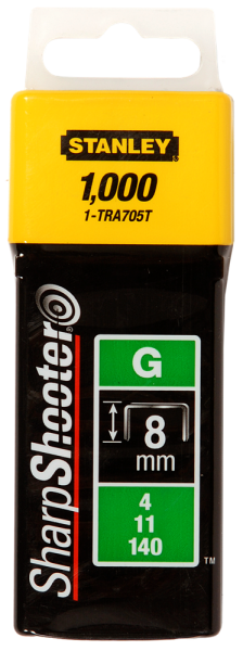 Stanley 1TRA704T Heavy Duty Nieten - G Type - 6mm (1000st) - Detailed view of the product