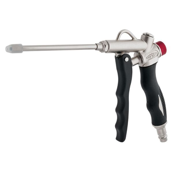 Airpress 4300003 - Blaaspistool Met Drukregelknop Inclusief Insteeknippels En Extra Blaasmond - Detailed view of the product