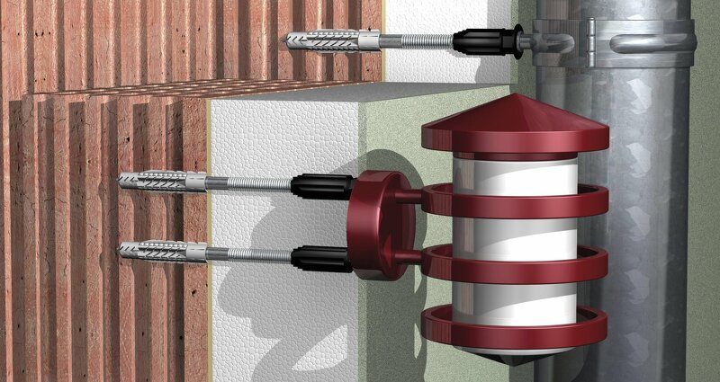 Fischer 45682 TherMax 8/120 M6 Thermisch Gescheiden Afstandsmontage (2st) - Detailed view of the product