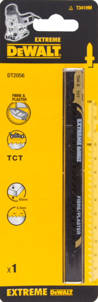 DeWALT DT2056 HM Decoupeerzaagblad Extreme - 4.3mm Tandafstand - Epoxy / Gipsplaat - Detailed view of the product