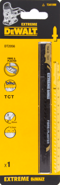 DeWALT DT2056 HM Decoupeerzaagblad Extreme - 4.3mm Tandafstand - Epoxy / Gipsplaat - Detailed view of the product