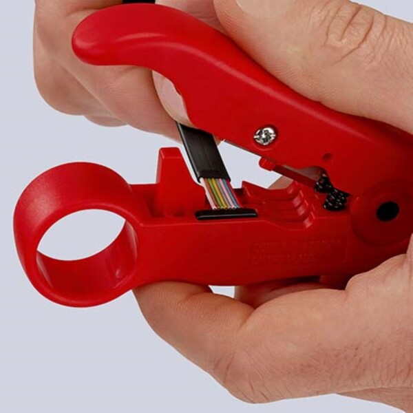 Knipex 16 60 06 SB Kabelstripper Voor Coax- En Datakabel - Detailed view of the product