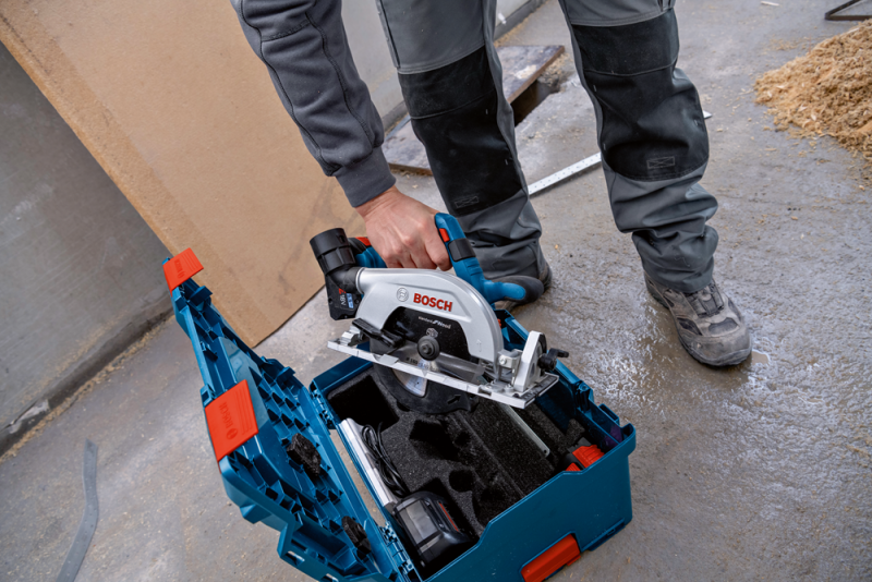 Bosch GKS 18V-57-2 18V Li-ion Accu Cirkelzaag Body In L-Boxx - 165mm - Detailed view of the product