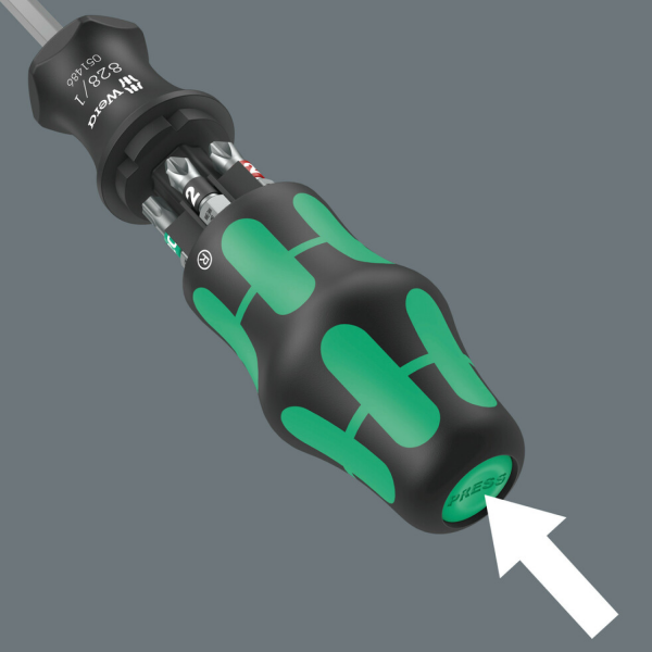 Wera 05135821001 Kraftform Kompakt 27 Set 1 Bitschroevendraaier - 6 In 1 Multi-bit - Detailed view of the product