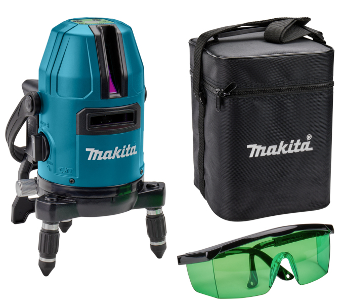 Makita SK10GDZ 12V Max Li-ion Accu Kruislijnlaser Body In Tas - Groen EAN: 88381880411