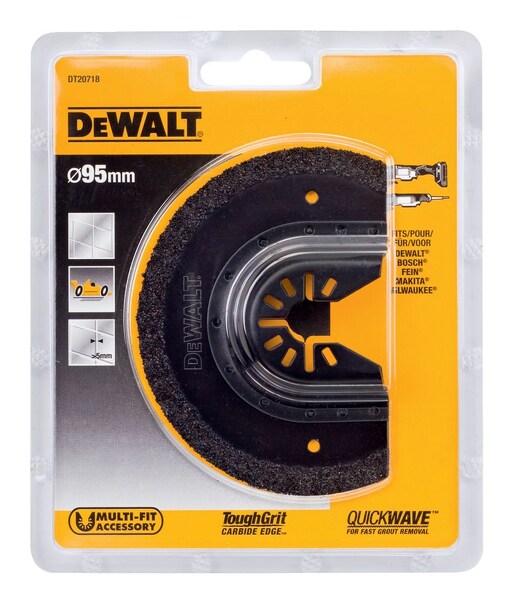 DeWALT DT20718 Multitool Universeel Segmentzaagblad - 95mm EAN: 5035048099414