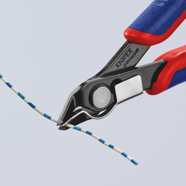 Knipex 7891125 Super-Knips Precisie Zijsnijtang - Elektronica - 125mm - Detailed view of the product