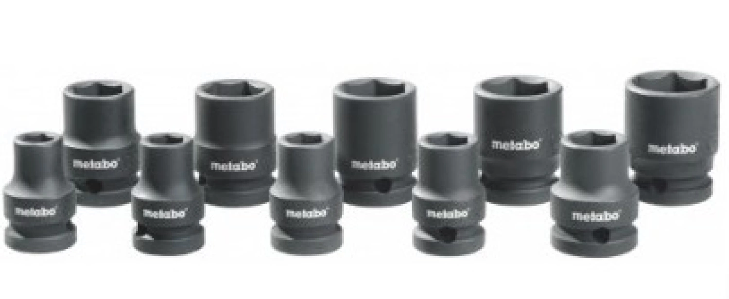 Metabo 628831000 10-delige Dopsleutelset - Slagvast - 1/2" afbeelding