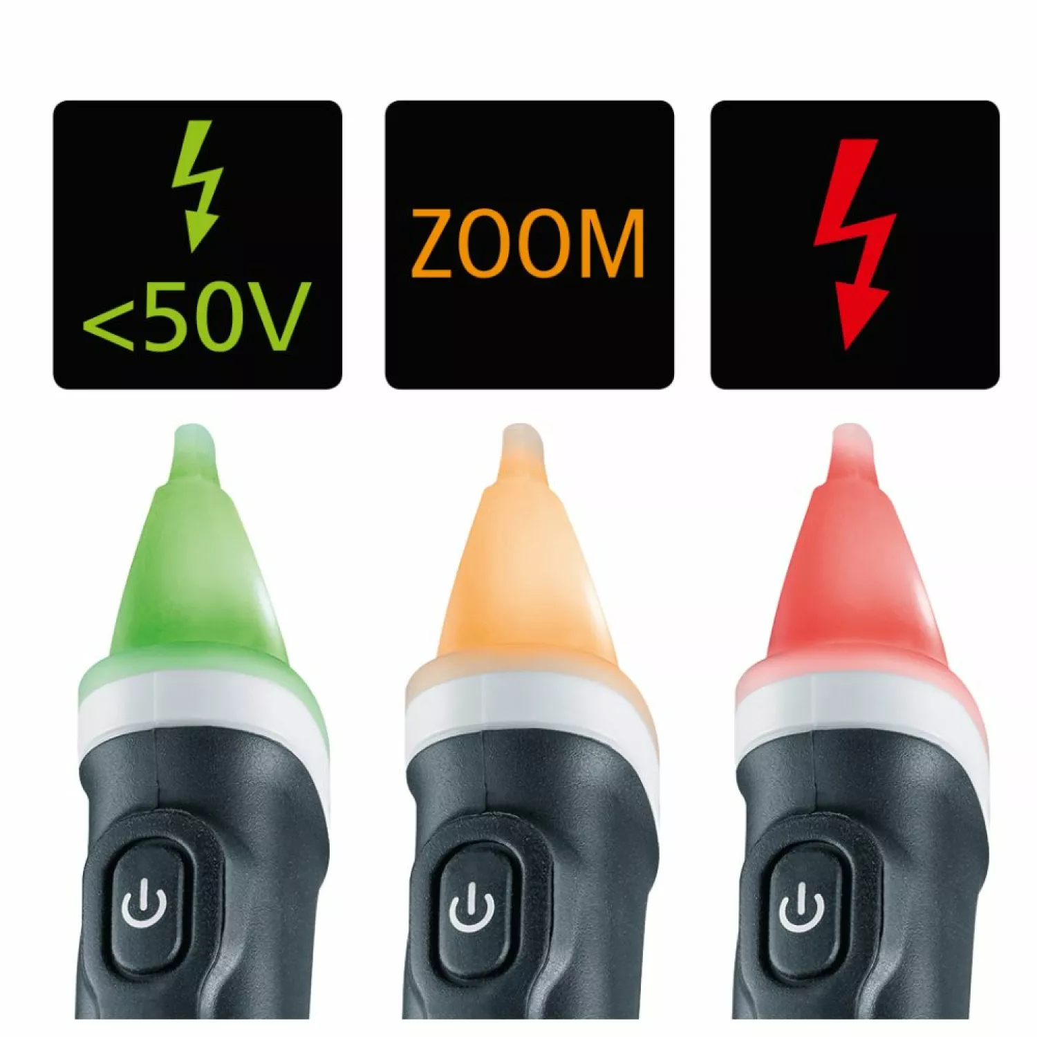 Laserliner AC-tiveFinder XP Spanningszoeker - CAT IV 1000V - IP67 - AC 12-1000V thumbnail 2