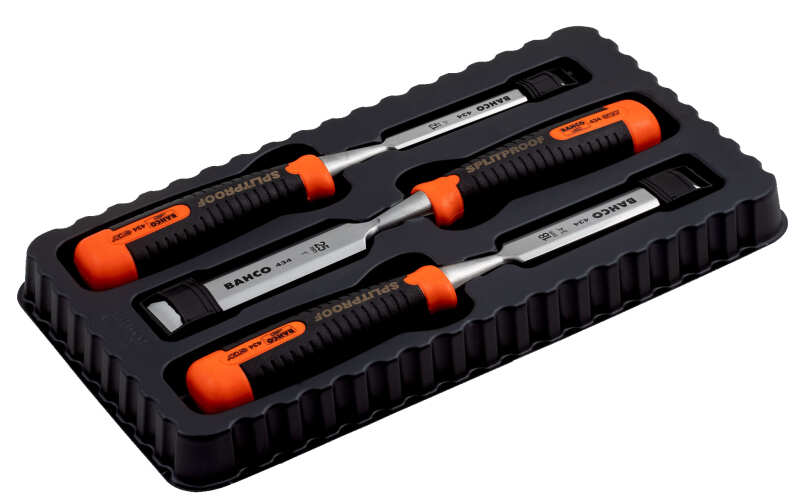 Bahco 434-S3-EUR 3 Delige Beitel Set - Detailed view of the product