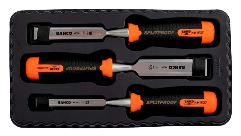 Bahco 434-S3-EUR 3 Delige Beitel Set - Detailed view of the product