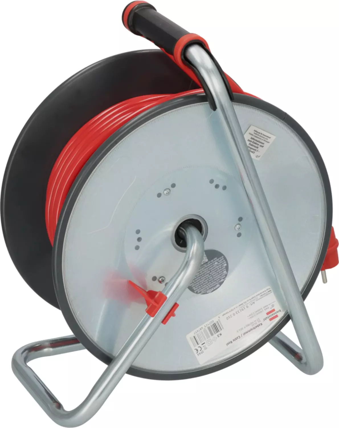 Brennenstuhl Professional SC 3110 SteelCore Kabelhaspel H07BQ-F 3G1,5 - IP44 - 33m - Rood thumbnail 2