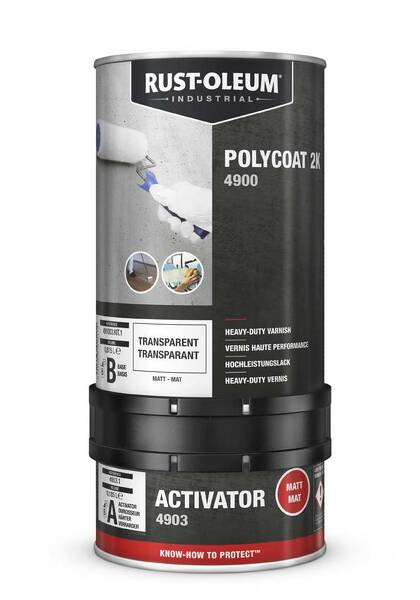 rust-oleum polycoat 2k mat 1 ltr