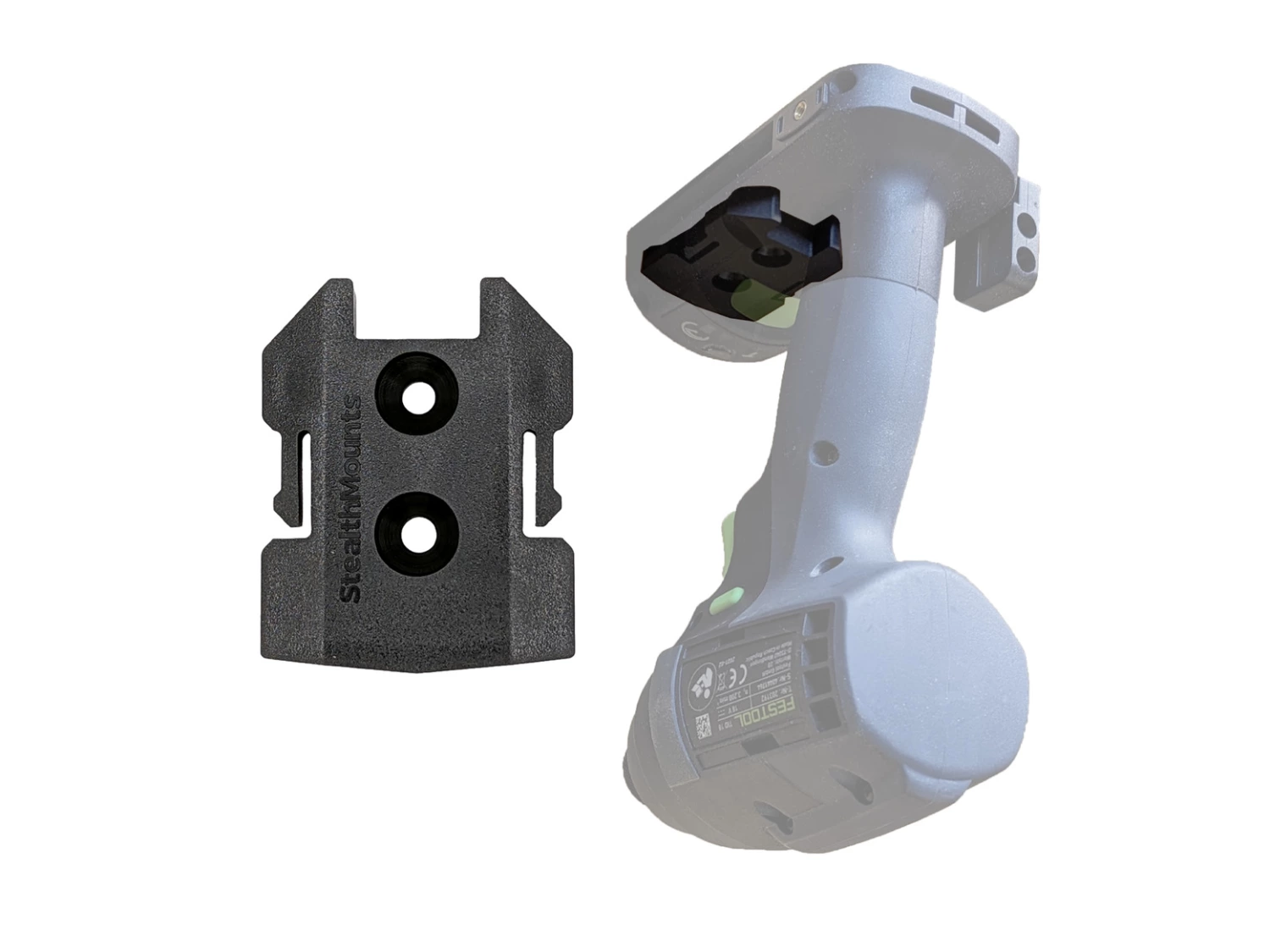 StealthMounts TM-FT18-BLK-4 Machinehouder Voor Festool 18V - Zwart - 4 Stuks