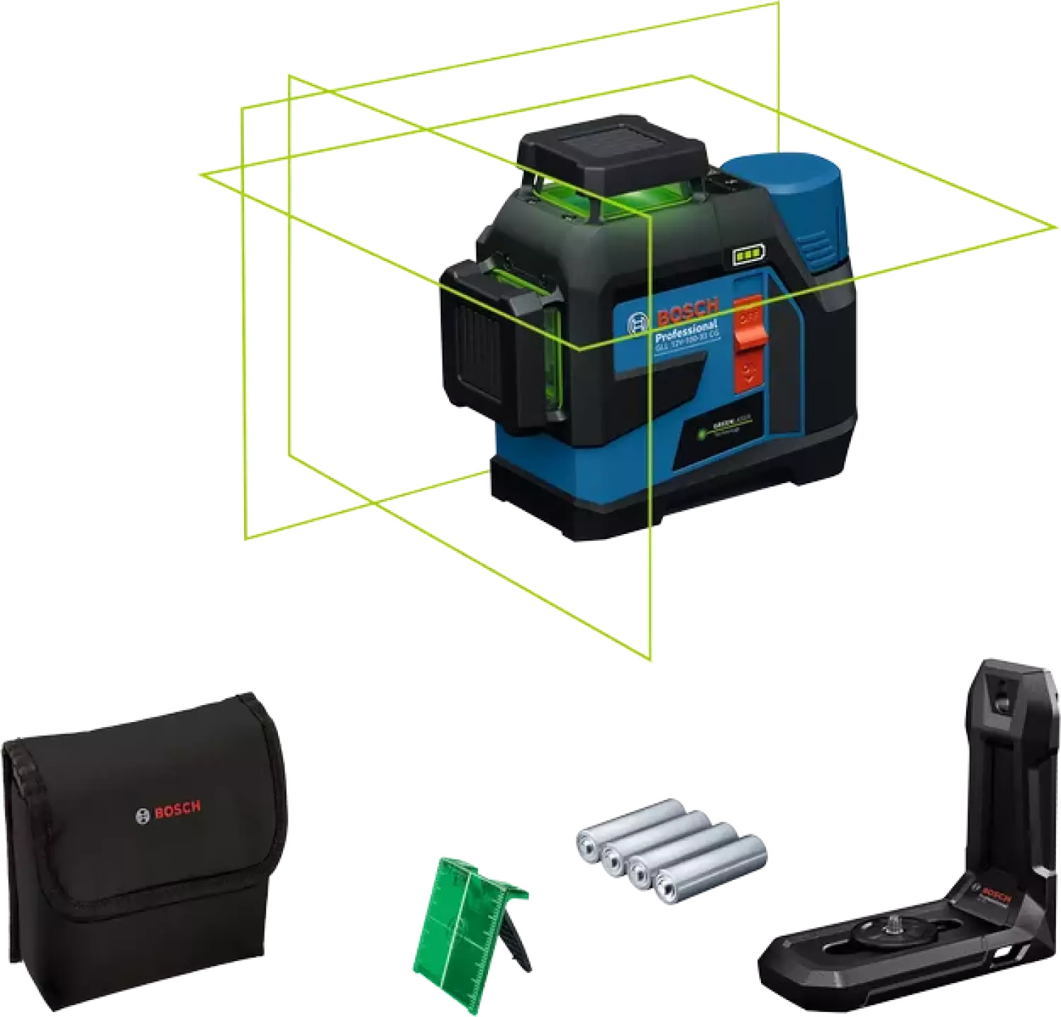 Bosch GLL 12V-100-33 CG 12V Accu Lijnlaser In Tas