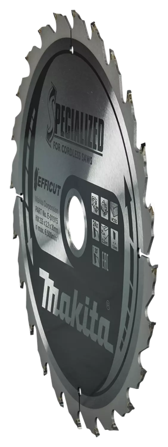 Makita E-01915 Efficut Cirkelzaagblad Hout - 235x30x2,2mm 24T thumbnail 3