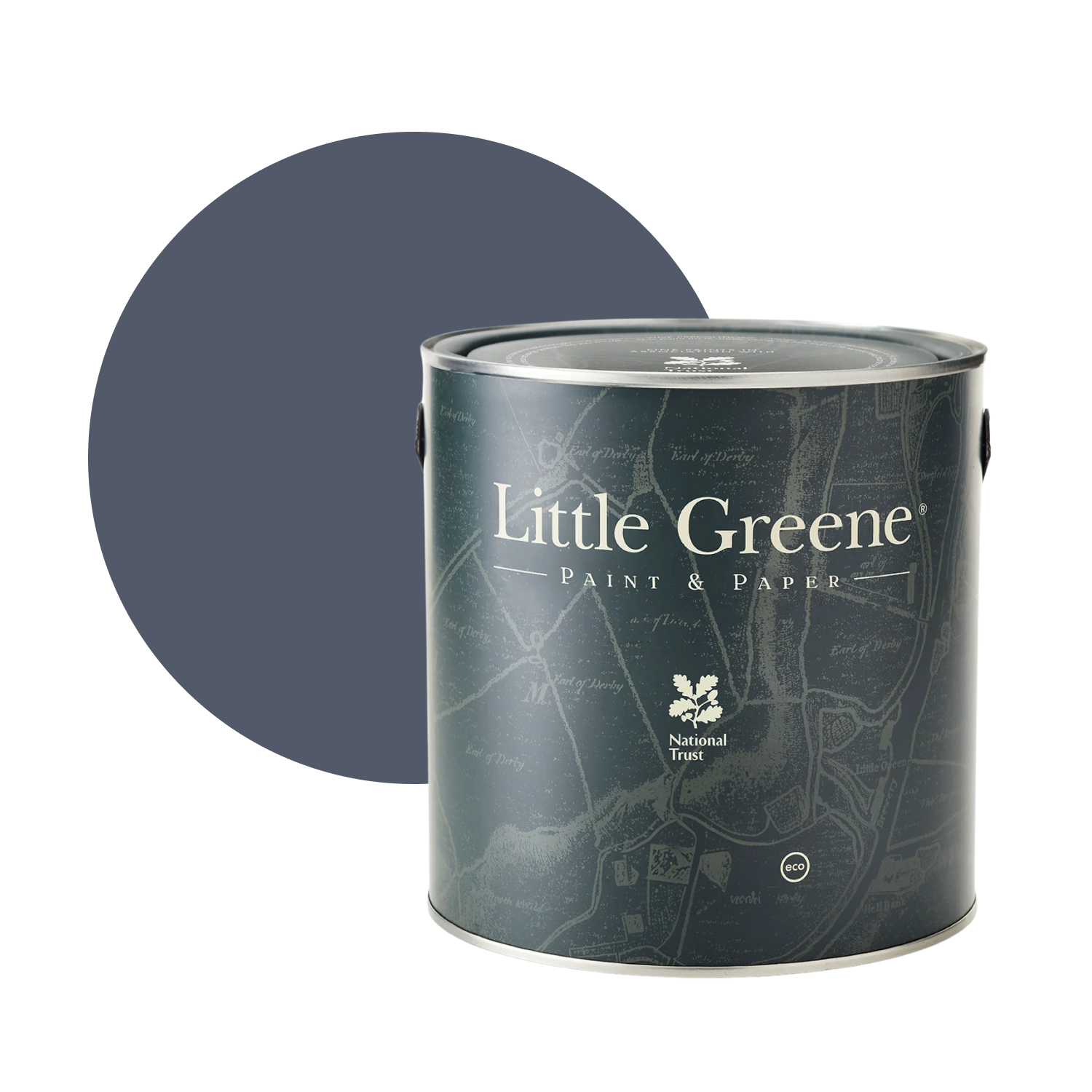 Little Greene Intelligent Satin - Juniper Ash No. 115 - 2,5L