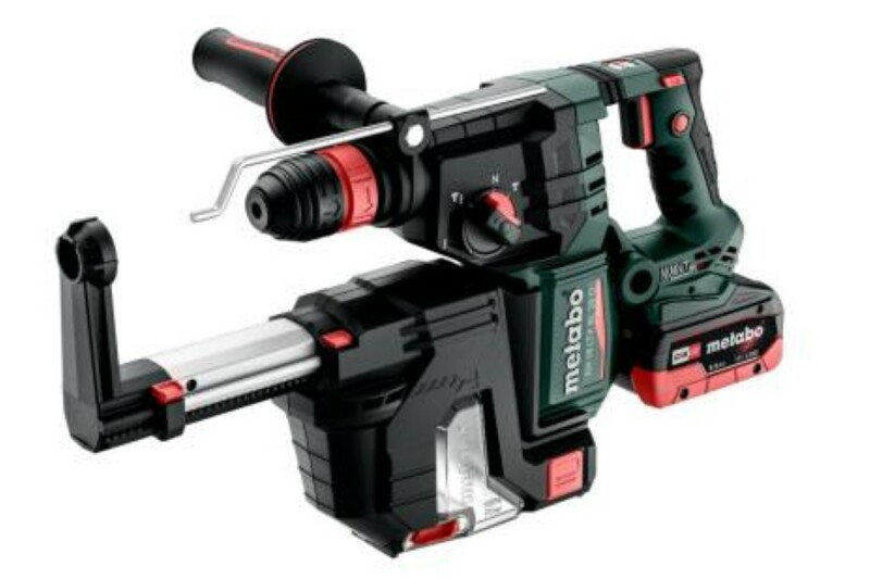 Metabo KH 18 LTX BL 28 Q Set ISA 18V Li-ion Accu Combihamer Set (2x 5.5Ah LiHD Accu) In MetaBOX - Detailed view of the product