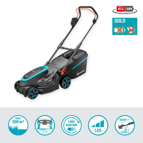 Gardena PowerMax 37/36V P4A Accu Grasmaaier Body - 37cm - Detailed view of the product