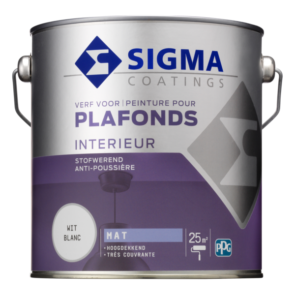 Sigma Plafondverf Wit 2,5 liter