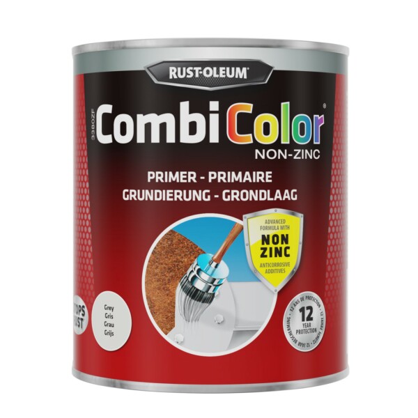 rust-oleum combicolor non zinc primer grijs 0.75 ltr