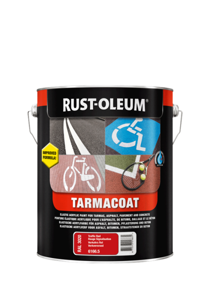 Rust-Oleum Tarmacoat Wegenverf - RAL 7035 Lichtgrijs - 5L - Detailed view of the product