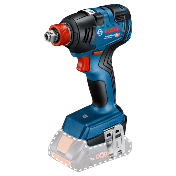 Bosch GDX 18V-200 18V Li-ion Accu Slagschroevendraaier Body In L-Boxx - 200Nm - Koolborstelloos - Detailed view of the product