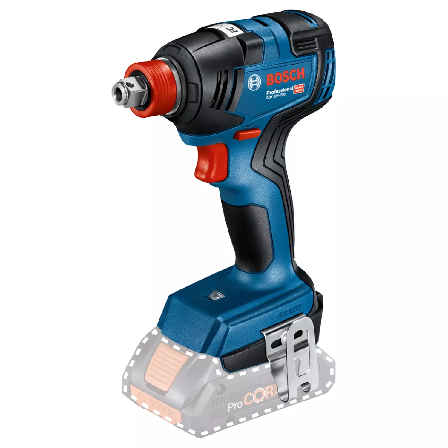 Bosch Professional GDX 18V-200 Slagmoeraanzetter - Zonder 18 V accu en lader - In L-Boxx