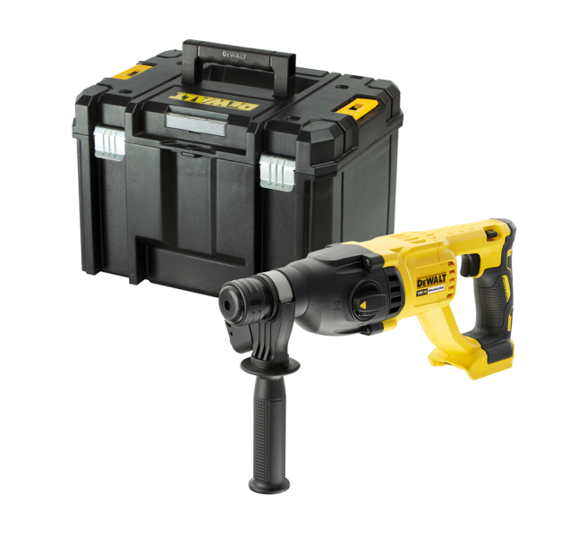 DeWALT DCH133NT 18V Li-ion XR Accu SDS-plus Combihamer Body In TSTAK - 2.6J - Koolborstelloos - Detailed view of the product
