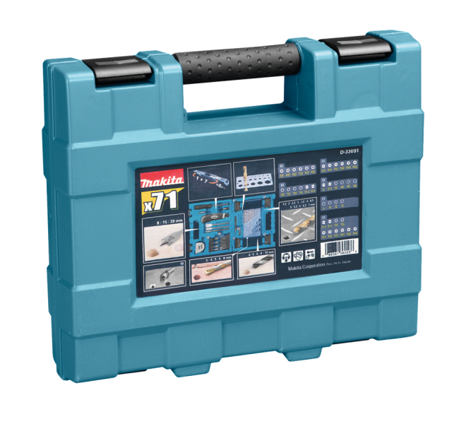 Makita D-33691 71 Delige Boor- En Schroefset - Detailed view of the product