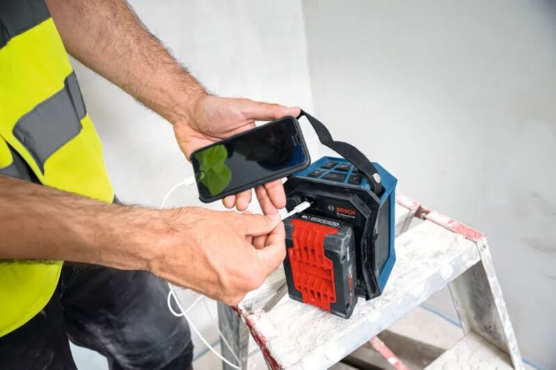 Bosch GPB 18V-1 C 18V Accu Speaker Body - Detailed view of the product
