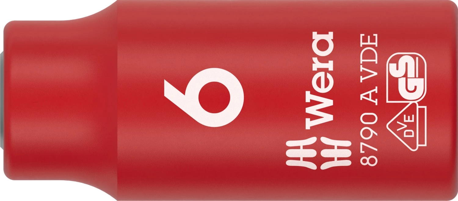 Wera 05005930001 8790 B VDE Zyklop Dop Geïsoleerd - 1/4"- 6mm