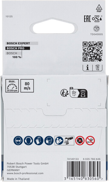 Bosch 2608601520 Expert Doorslijpschijf - 76 X 10 X 1mm - Inox 5 Stuks - Detailed view of the product