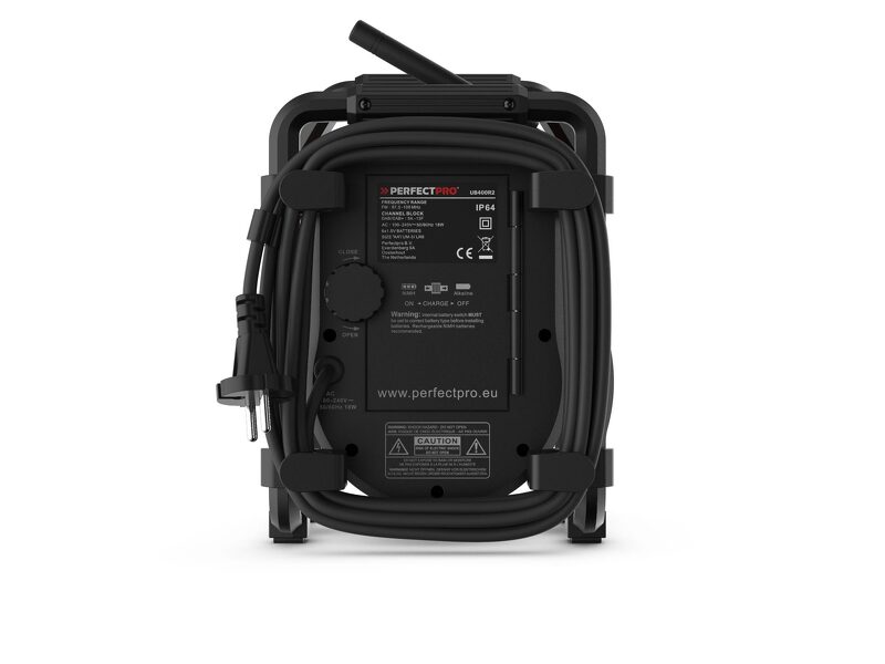 PerfectPro UBOX 400R2 Bouwradio - FM RDS / DAB+ - AUX-in - Bluetooth - Werkt Op Netstroom En Batterij - Detailed view of the product