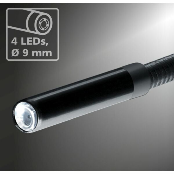 Laserliner VideoFlex G4 Ultra Video-inspectiecamera In Koffer - 9mm X 10m - Detailed view of the product