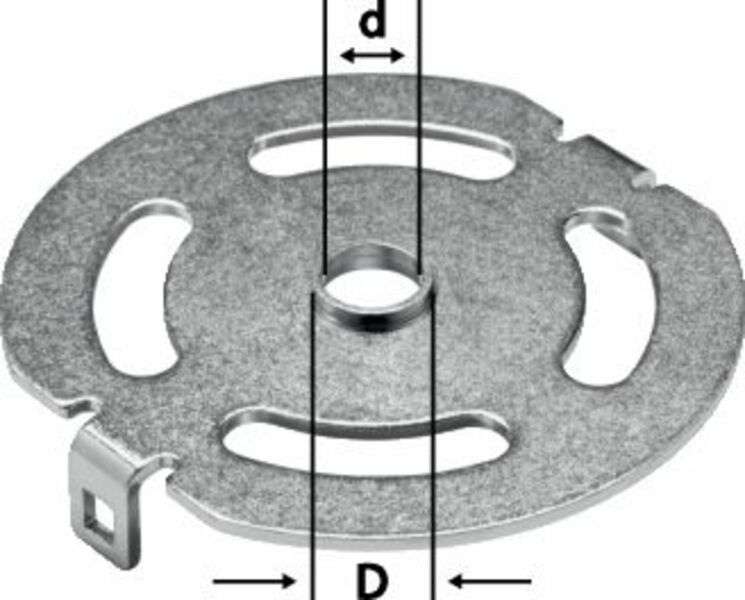 Festool 492180 KR-D 13,8/OF 1400 Kopieerring Voor OF 1400 / VS 600 - 13,8 X 10,8mm - Detailed view of the product