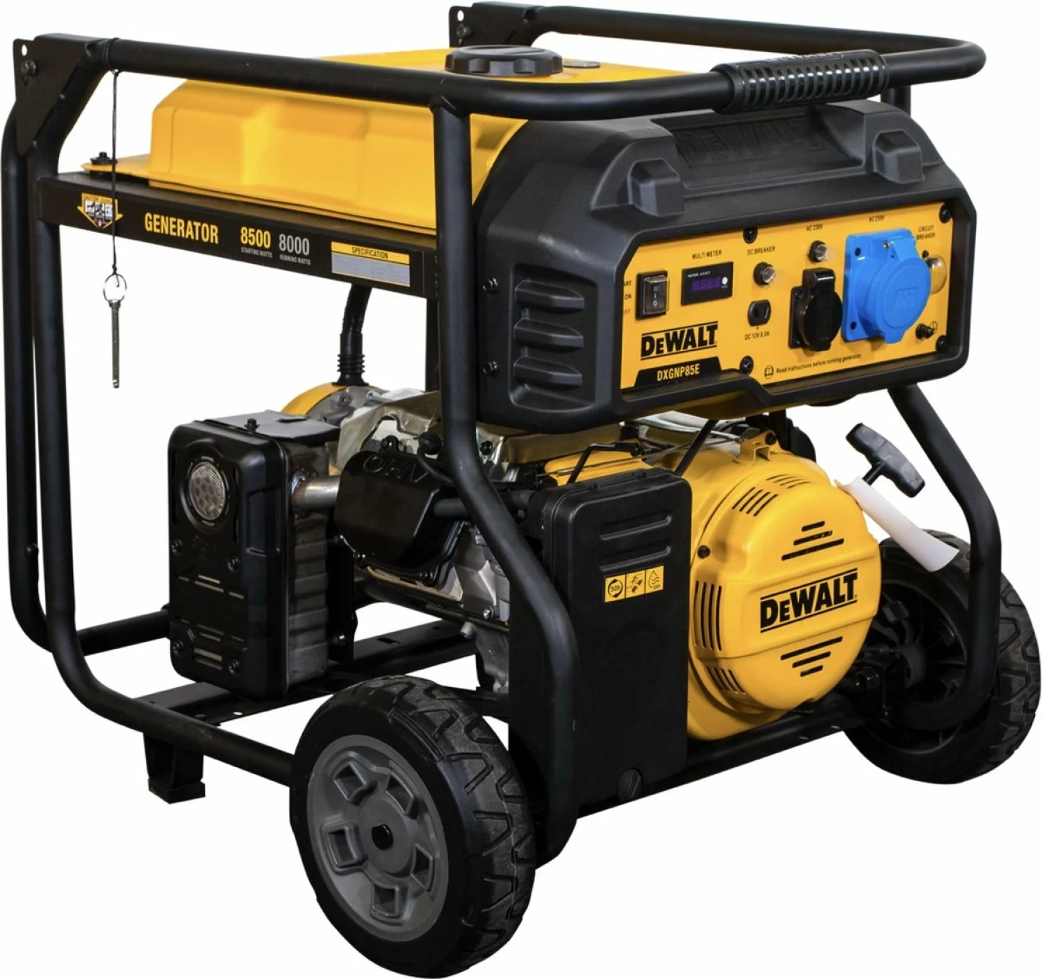 DeWALT DXGNP85E Benzine Generator - 8500W - 4 Takt thumbnail 3