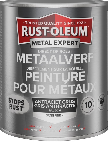 MetalExpert DIRECT OP ROEST METAALVERF - SATIN - RAL7016