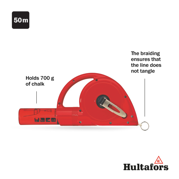 Hultafors RL 50 Slaglijnmolen - 50m - Detailed view of the product