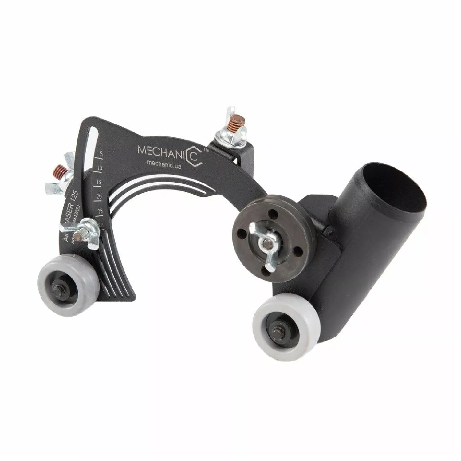 Mechanic AirChaser Universele Stofafzuiging Voor Haakse Slijpers Met Wieltjes - 125mm