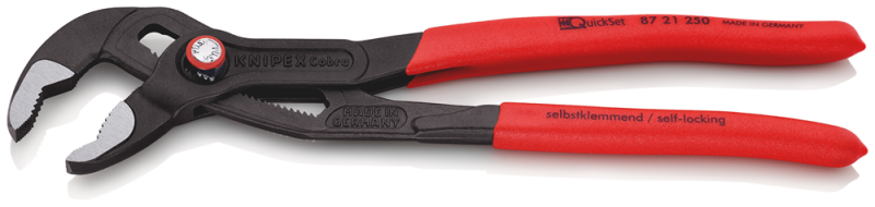 Knipex 8721250 Cobra Quick-Set Waterpomptang - 250mm - Detailed view of the product